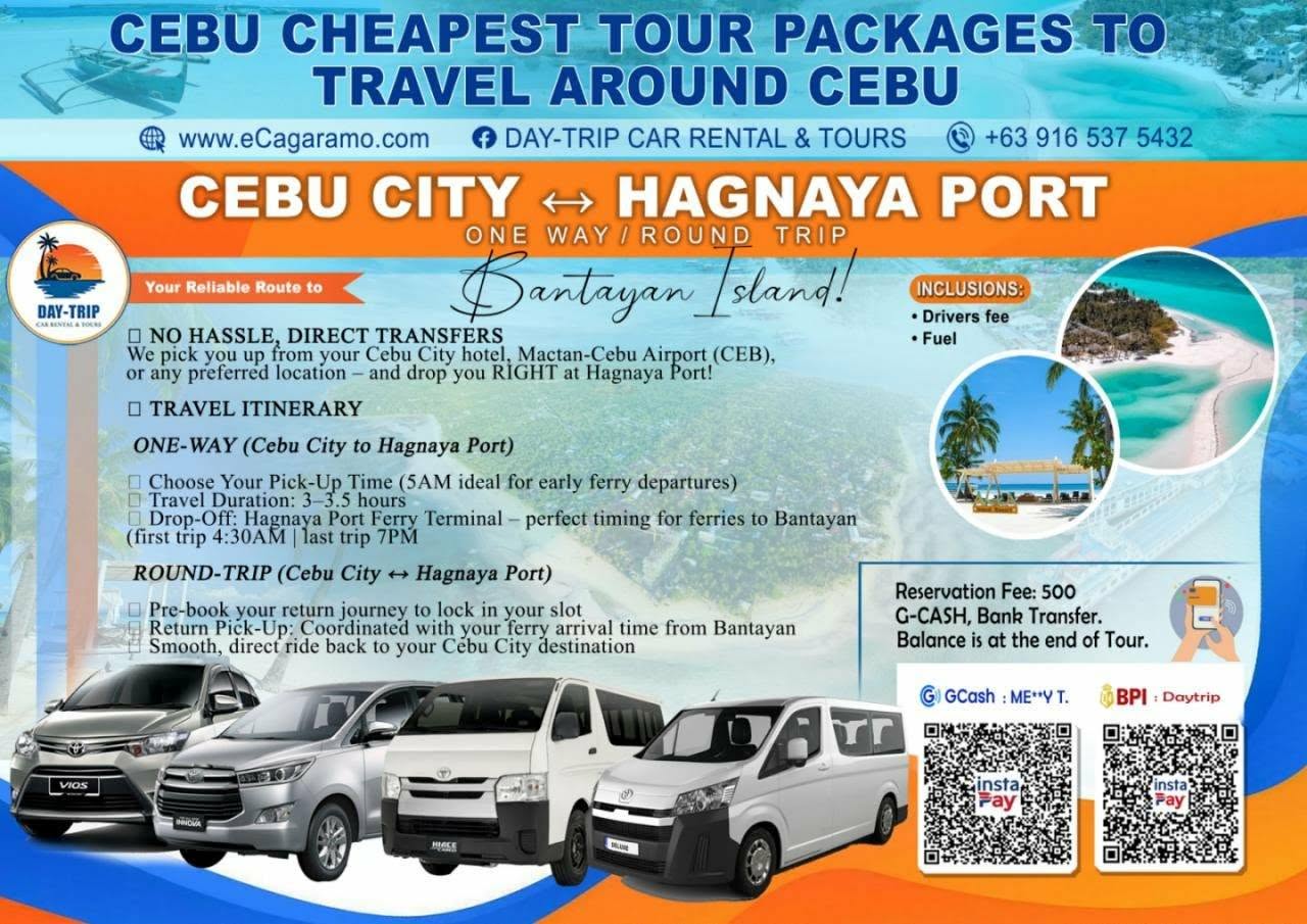 Cebu to Bantayan Island Transfer